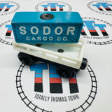 Cargo Car White with Blue Cargo (1997 Learning Curve) Wooden - Used