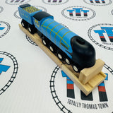 Mallard with Buffer and Track BIGJIGS Rail Wooden - New NO Box