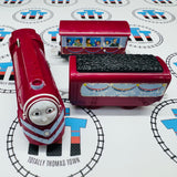 Caitlin's Passenger Express (2012) Noisy and Ripping Stickers Used - Trackmaster