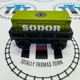 Cargo Car Black with Green Cargo Wooden - Used