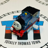 Clear Glitter Thomas Grinning Newer Face Peeling Stickers Capsule Plarail Wind Up - Used