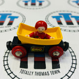 BRIO 33228 Rocking Car with Figure Wooden - Used