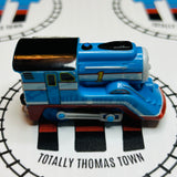 Streamlined Thomas Turns Left Capsule Plarail Wind Up - Used