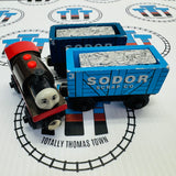 Bertram with Scrap Cars #2 (Learning Curve 2000) Wooden - Used