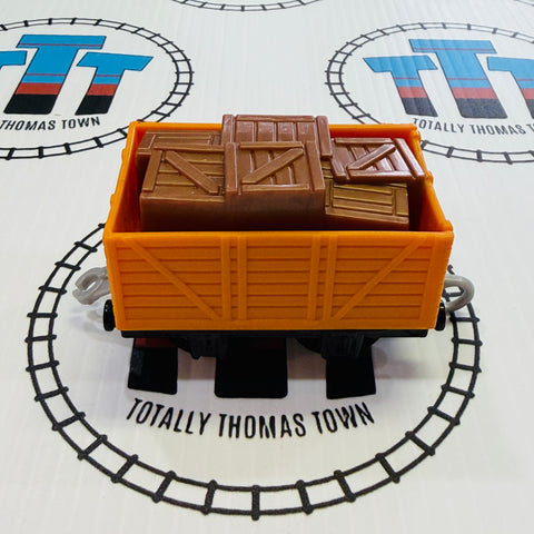 Cargo Car with Crates Used - Trackmaster Revolution