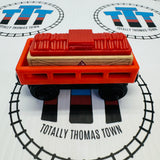 Cargo Car Red with Dynamite Cargo Car Wooden - Used