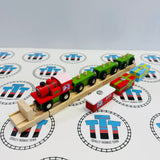 Christmas Train with Buffer and Track BIGJIGS Rail Wooden - New in Box