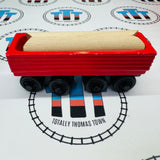 Sawmill Log Car with Log #2 (Learning Curve 1999) Wooden - Used