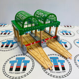 Knapford Station with Lights and Track #2 Small Marks Wooden - Used