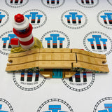 Lighthouse & Drawbridge with Lights and Sound #1 VERY Stiff to Lift Wooden - Used