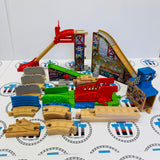 Race Day Relay Set No Trains (Missing Guard Rails) Wooden - Used