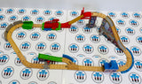 Race Day Relay Set No Trains (Missing Guard Rails) Wooden - Used