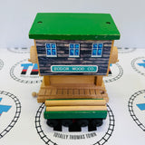 Sodor Log Loader with Log Car (1996) and 3 Logs (Learning Curve) #2 Wooden - Used
