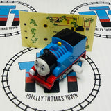 Thomas with Leaves Surprised with Sticker Sheet Capsule Wind Up - Used