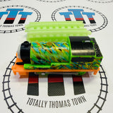 Hyper Glow Percy with 3 Track Pieces (2017) Good Condition Used - Trackmaster Revolution