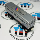 NJ Transit Commuter Car Fair Condition (Slightly Sticky - Glue Residue) Other Brand Train Wooden - Used