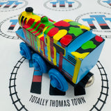 Paint Splattered Thomas (Learning Curve) Very Good Condition Wooden - Used
