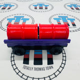 Purple Barrel Car with Oil and Petrol Barrels Fair Condition Wooden - Used