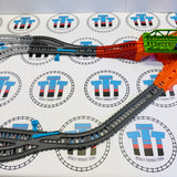 Thomas and Percy's Railway Race Set #1 (Missing 1 Flag/Warped or Different Colour Track) Used - Trackmaster Revolution