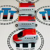 E6 Komachi Rear Car (Clear Base) and 2 Coaches Pull Along Capsule Plarail - Used