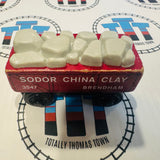 Red China Clay Car (Learning Curve 2000) Rare Fair Condition Wooden - Used