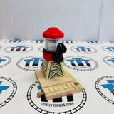 Water Tower Red #3 NO WATER Clickity Clack Wooden - Used