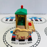 McColl's Pig Shed with Sound #2 and Pig (Chipping Paint on Pig) Wooden - Used