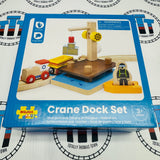 Crane Dock, Dingy & Diver BIGJIGS Rail Wooden - NEW in Box