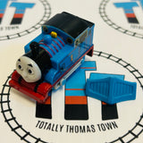 Thomas with Snowplow Newer Face Missing Sticker Capsule Plarail Pull Along - Used