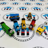 Train Value Pack #12 Fair/Poor Condition Chipping Paint/Discoloured/Missing Pieces Thomas Brand Wooden - Used