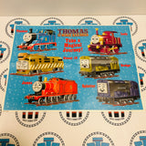 Thomas and the Magic Railroad 6 Shaped Jigsaw Puzzles with Poster Complete - Used