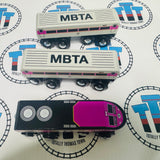 MBTA Commuter Rail Train Good Condition Generic Brand Wooden - Used