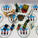 Capsule Plarail Wind-Up and Pull Along Broken Pieces, Missing Pieces, Missing Stickers Fair Condition/Glued Value Pack #2 - Used