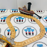 Celebration on Sodor Set with Trains #2 (Confetti Gets Stuck/Different Cargo/Track No Road) Wooden - Used