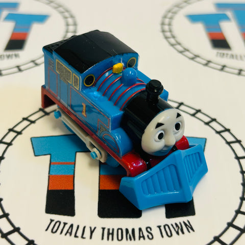 Thomas with Snowplow Newer Face Capsule Plarail Pull Along - Used