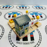 Deluxe Railroad Crossing #2 Not Working Wooden - Used