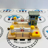 Deluxe Railroad Crossing #2 Not Working Wooden - Used