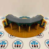 Tidmouth Sheds Roundhouse #1 Chipped Track/Turntable No Rails Wooden - Used