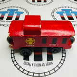 Whittle Shortline Santa Fe Caboose 2007 (Poor Condition Chipping Paint) Generic Brand Wooden - Used
