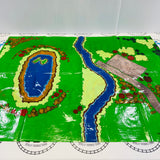 Thomas Wooden Railway Cloth Playmat with Quarry (1994) - Used