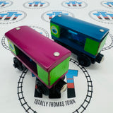 Aquarium Cars Square NO Water (Learning Curve 2001) Fair Condition Wooden - Used