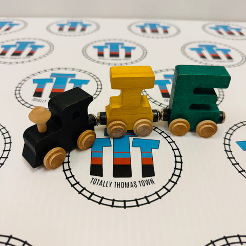 Letter Train IE with Front Train Wooden - Used