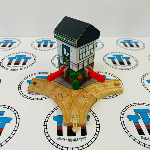 Maron Lights and Sound Signal Fair Condition with Track Wooden - Used