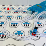Icy Mountain Drift Set #1 with Thomas (Different Colour Supports/Buffer/Missing Sign) Used - Trackmaster Revolution
