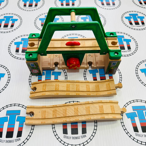 Rumbling Bridge with Track Cracked (Does Not Affect Use) Wooden - Used