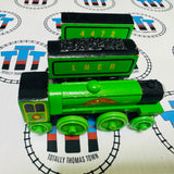 Flying Scotsman with 2 Tenders Rare #9 (2001 Learning Curve) Good Condition Wooden - Used