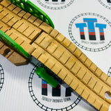 Drawbridge Marked/Stained #3 Clickity Clack Wooden - Used