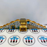 3 Layer Gold Mountain Fair Condition Marked #2 Wooden - Used