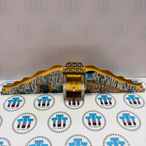 3 Layer Gold Mountain Fair Condition Previously Glued #2 Wooden - Used