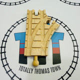 3.5" Switch Female/Female Wooden Knobs Vintage Clickity Clack Track Used 1 Piece - Thomas Brand